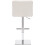 Deluxe Luscious Leather Bar Stool White 5
