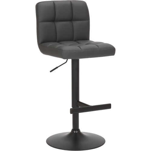 Allegro Matt Black Bar Stool Charcoal