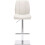 Deluxe Ravenna Leather Bar Stool White 3