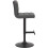 Allegro Matt Black Bar Stool Charcoal 2