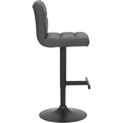 Allegro Matt Black Bar Stool Charcoal 1