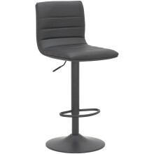 Aldo Matt Black Bar Stool Black