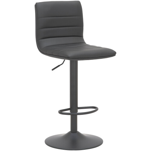 Aldo Matt Black Bar Stool Black
