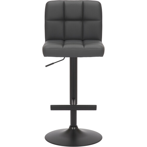Allegro Matt Black Bar Stool Charcoal 2