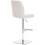 Deluxe Ravenna Leather Bar Stool White 4