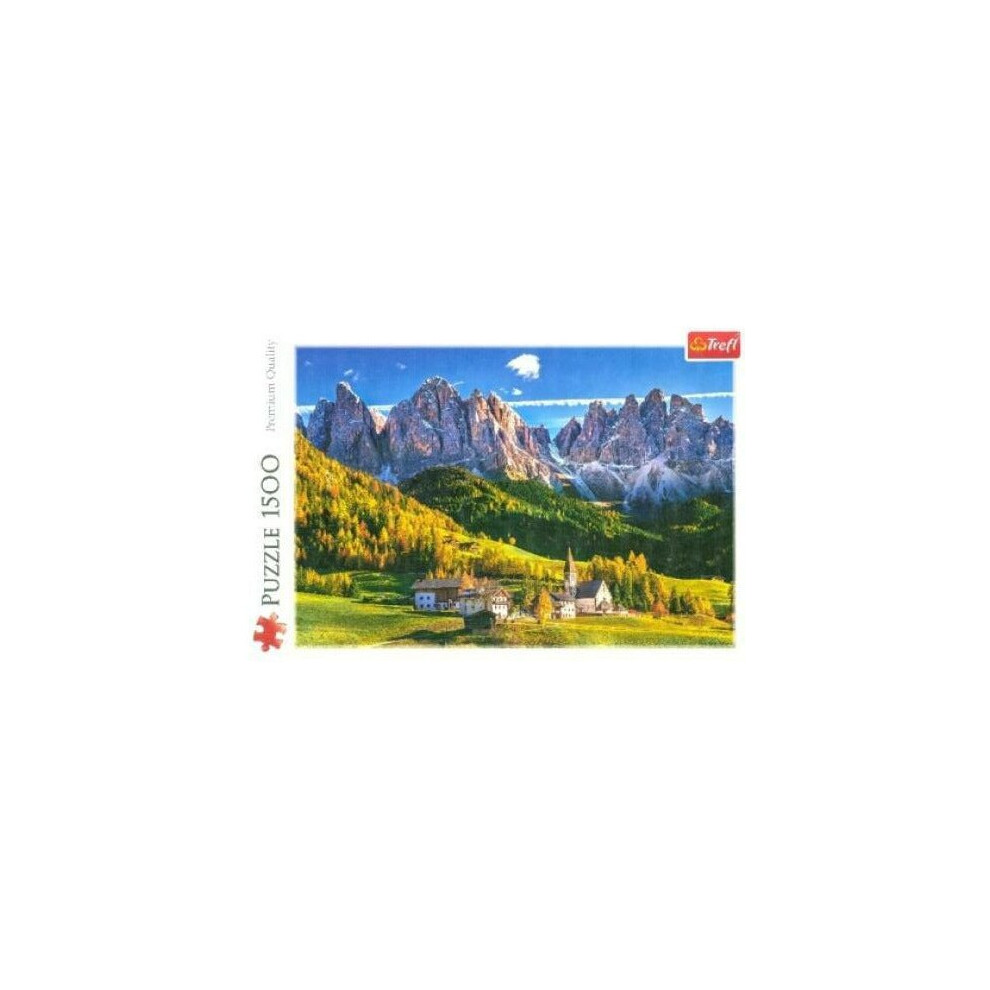 Trefl Val Di Funes Valley Dolomites Italy 1500 Piece Jigsaw Puzzle