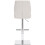 Deluxe Ravenna Leather Bar Stool White 5