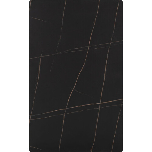Marlow Black Marble Effect/Black Dining Table Only 1