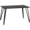 Marlow Black Marble Effect/Black Dining Table Only 1