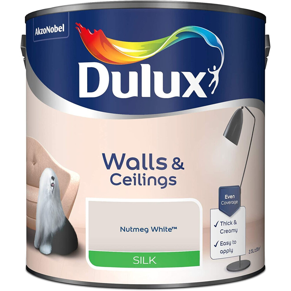 Dulux Luxurious Silk Nutmeg White 2.5L