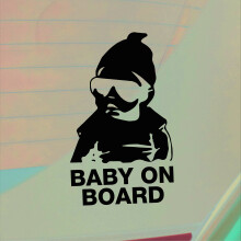(Dark Pink) Baby On Board (The Hangover) Car Vinyl Decal Sticker