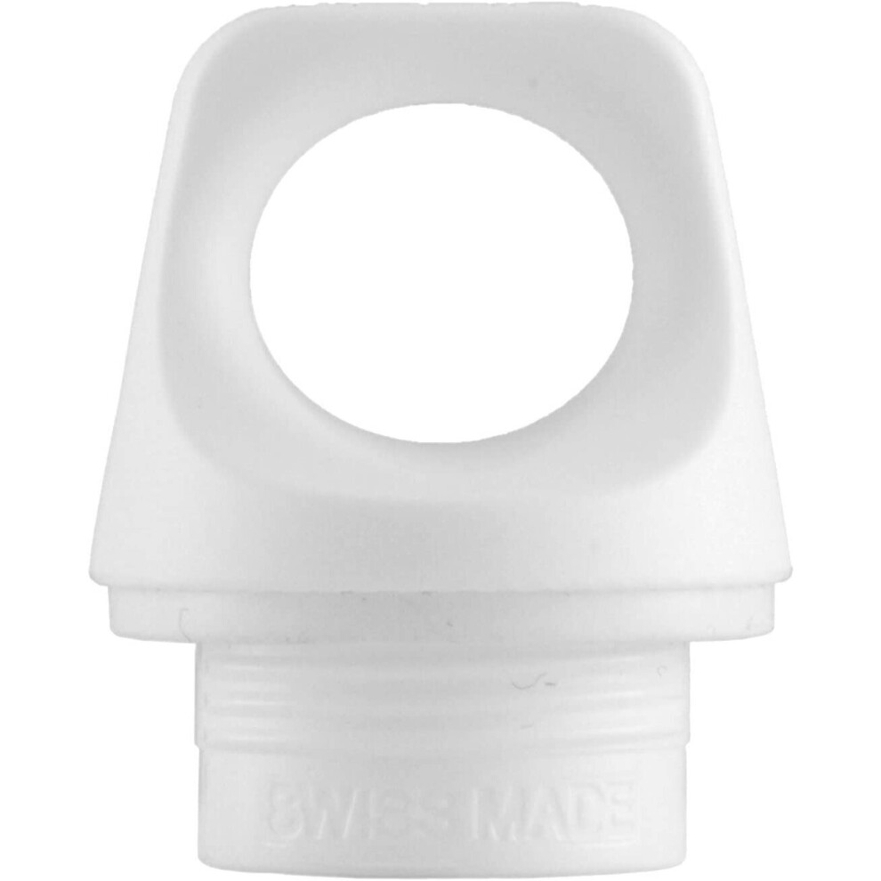 SIGG Screw Top White Screw Cap (One Size), Spare Cap for SIGG Water Bottle with Narrow Opening or WMB Adaptor, Leak-Proof Bottle Lid