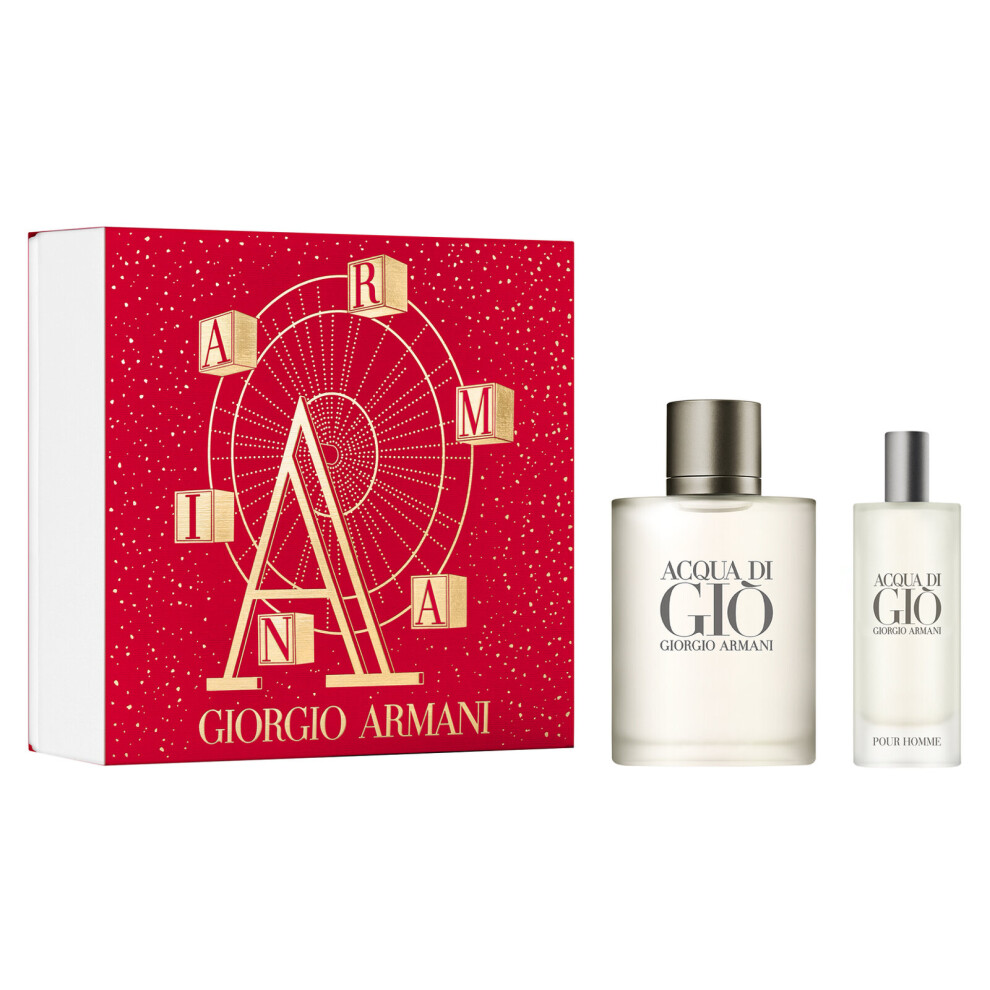 Giorgio Armani Acqua Di Gio Pour Homme 50ml EDT & 15ml EDT Sprays Set