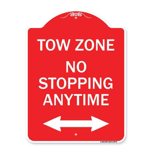 SignMission A-DES-RW-1824-23579 18 x 24 in. Designer Series Sign - No ...