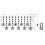 (USB Power Supply) Christmas Star Lights Waterproof Led Curtain String Lights With 8 Modes 5