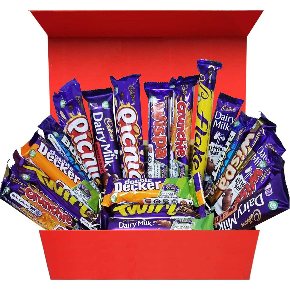 Cadbury Chocolates Gorgeous Gift Hamper | Excellent Variety Selection of Delicious Cadbury Chocolate Bars in an Attractive Reusable Gift Box