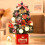 (Pink) Mini Christmas Tree Tabletop Pvc Artificial Xmas Tree With String Light Home Decor 1