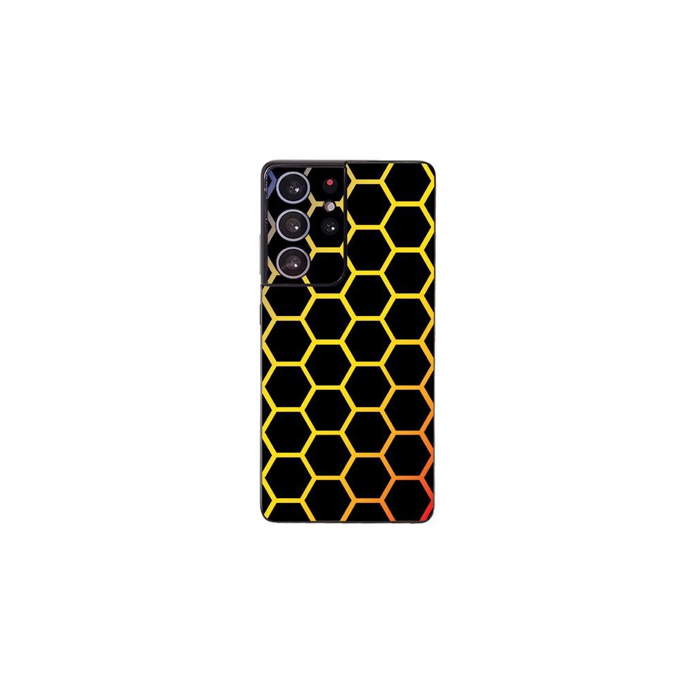 MightySkins SAGS21UL-Primary Honeycomb Skin Compatible with Samsung Galaxy S21 Ultra - Primary Honeycomb-image-OPC-PB2SRK5-NEW