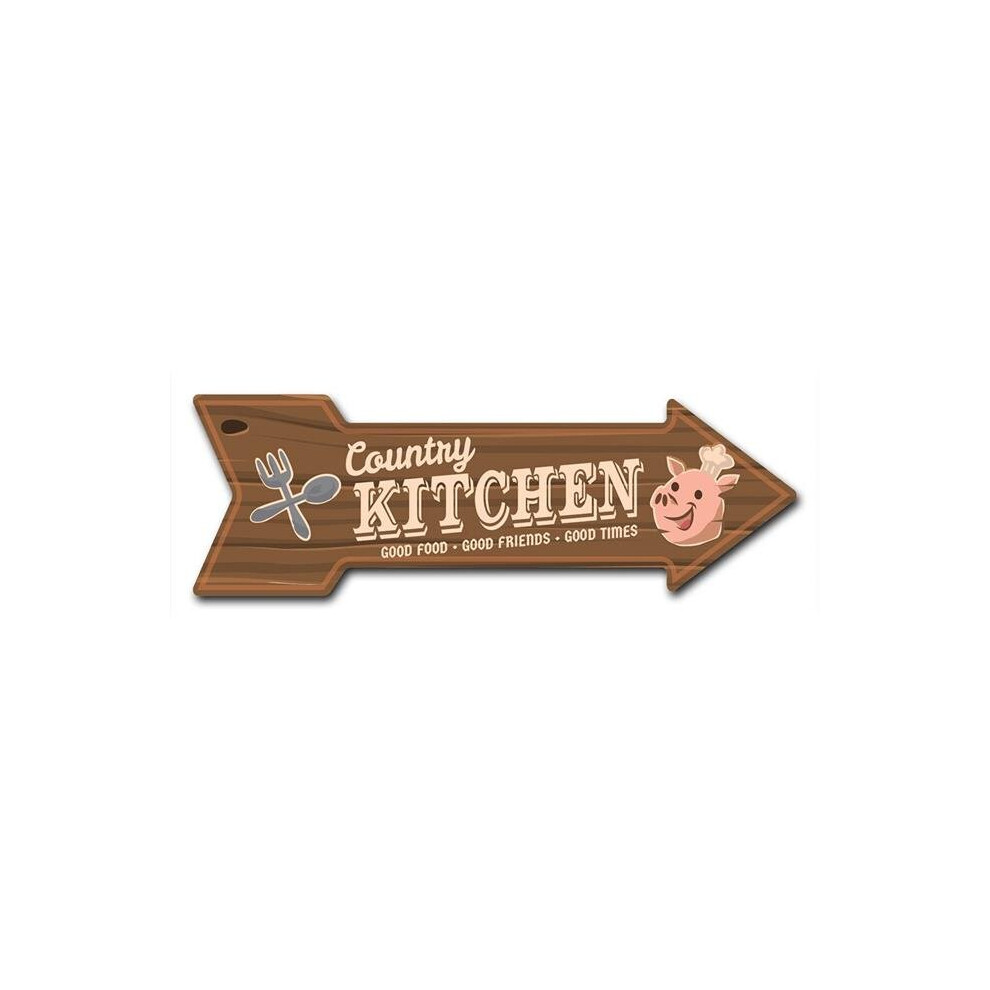 SignMission D-A-10-999899 10 x 30 in. Indoor & Outdoor Decor Direction Sticker Vinyl Wall Decals - Country Kitchen - 24 in.