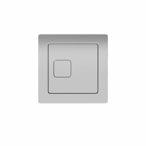 Concealed cistern with square chrome button 1