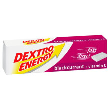 Dextro Energy Blackcurrant + Vitamin C 14 Dextrose Tablets 47g