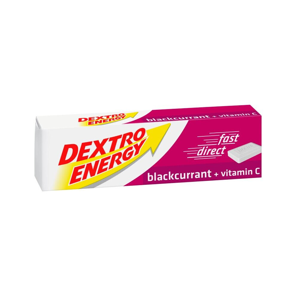 Dextro Energy Blackcurrant + Vitamin C 14 Dextrose Tablets 47g