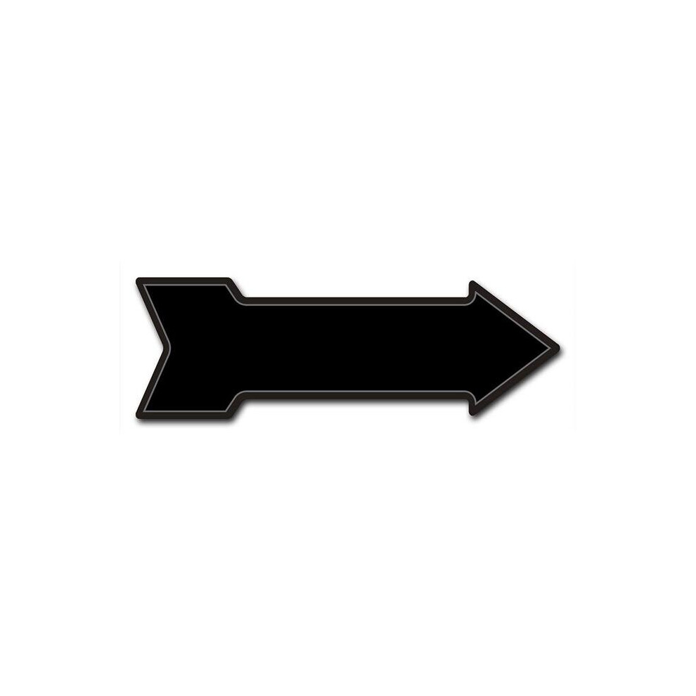 SignMission D-A-12-999942 12 x 36 in. Indoor & Outdoor Decor Direction Sticker Vinyl Wall Decals - Black - 24 in.