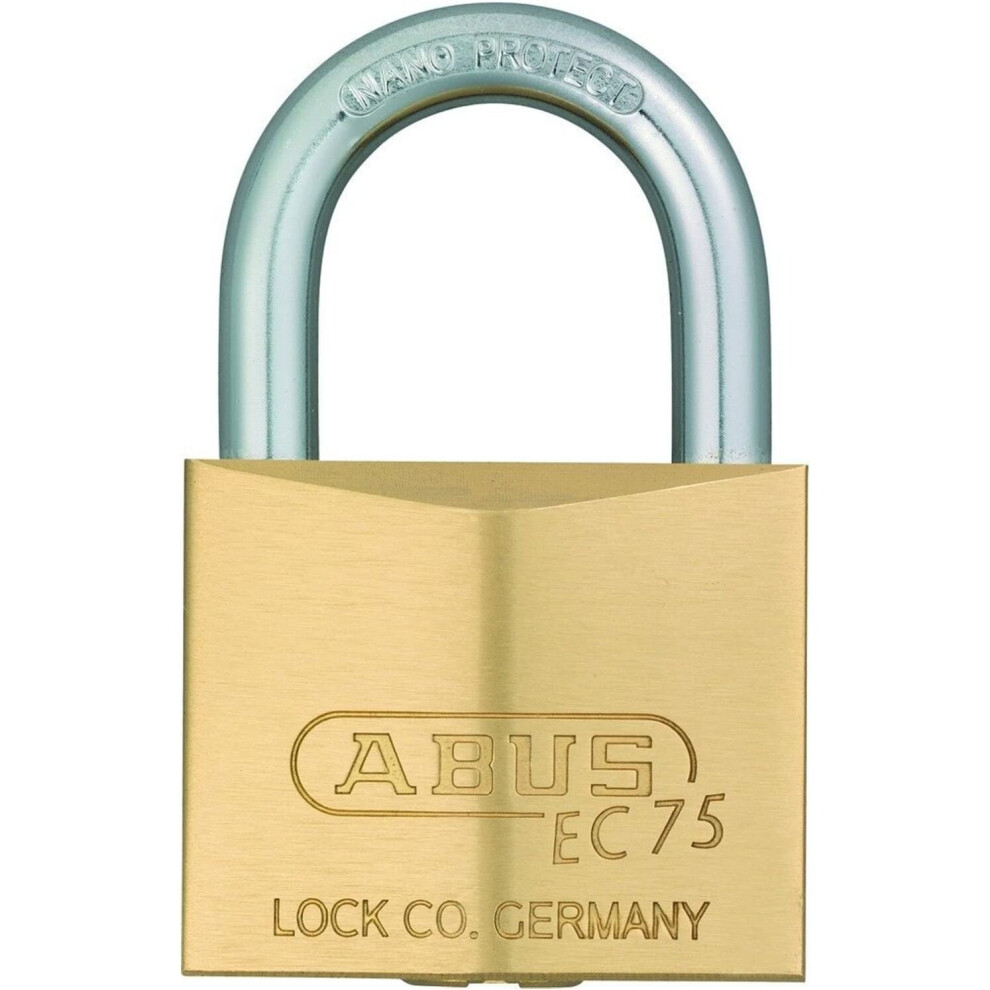 ABUS 26416 Brass Padlock with Reversible Key