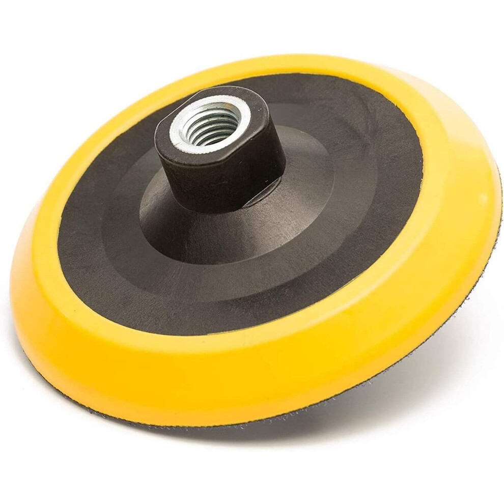Glass Polish 12610 Rotary Backing Pad For Sanding, Buffing And Polishing | Tread: M14x2 | Ã 125 Mm 5012121126106