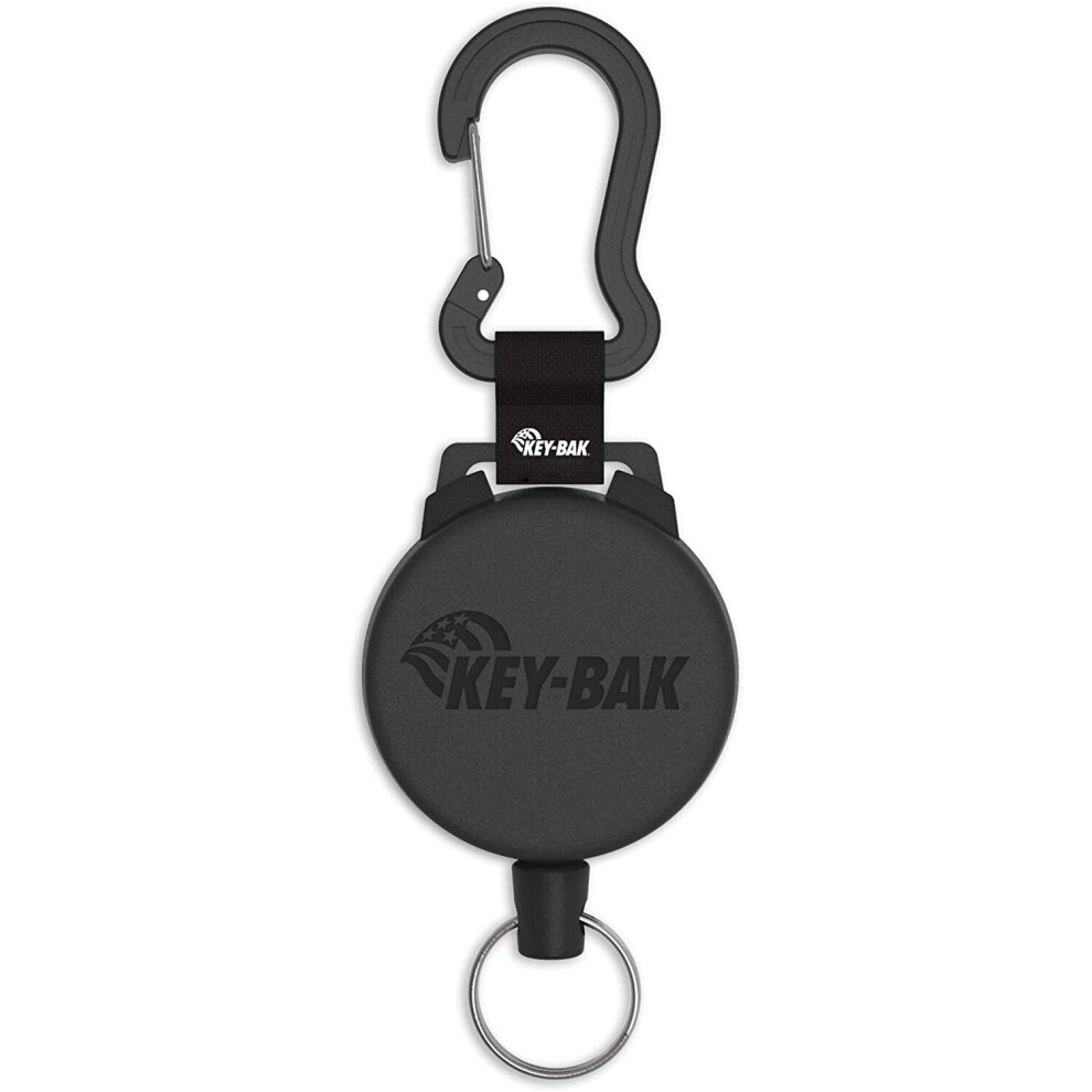 KEY-BAK SECURIT Heavy Duty Retractable Key Holder with a Retractable Kevlar Cord Secures Keys, Gear