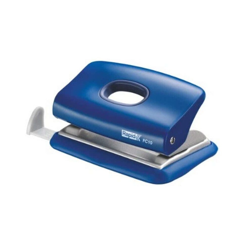 Rapid Mini Hole Punch 10?Sheet 20?10-Page) Blue