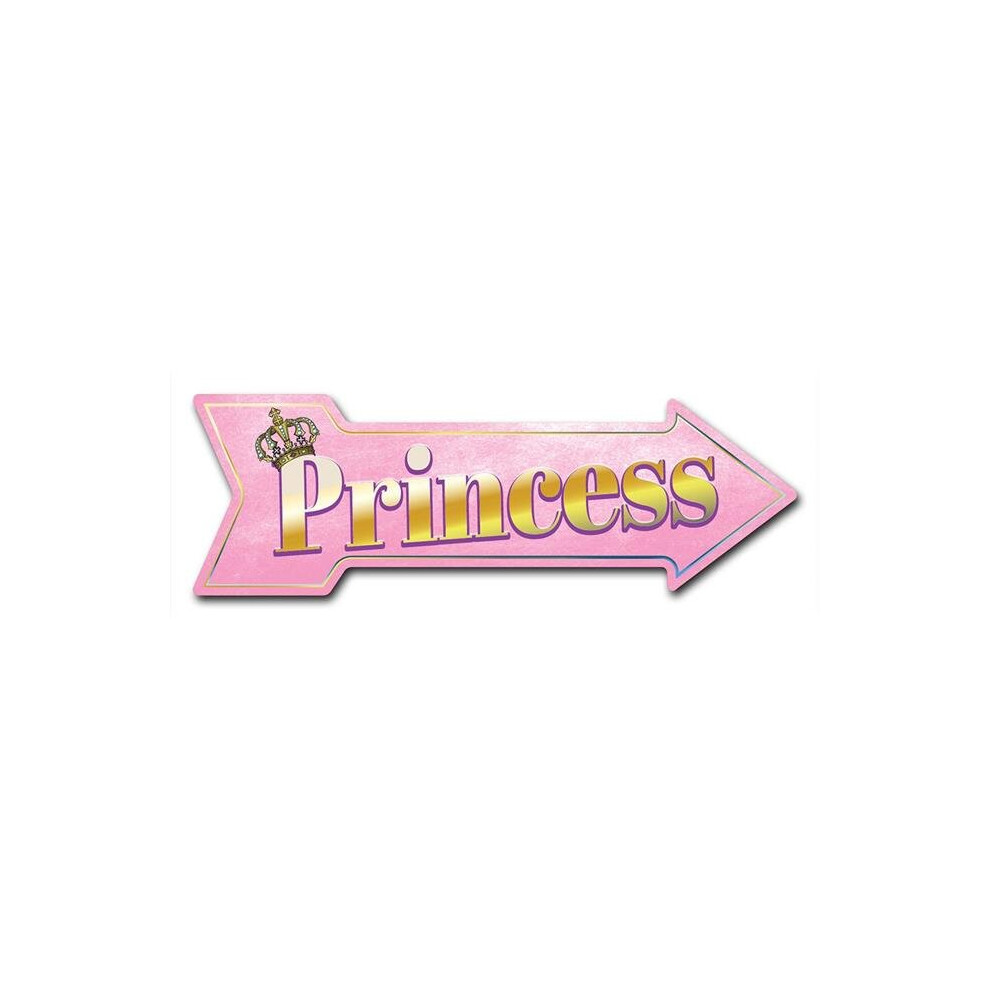 SignMission D-A-999659 6 x 18 in. Indoor & Outdoor Decor Direction Sticker Vinyl Wall Decals - Princess - 24 in.