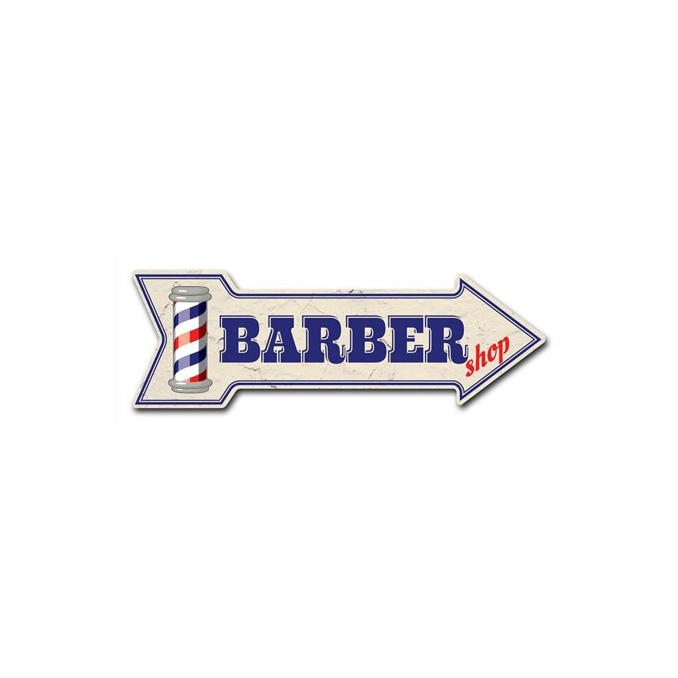 SignMission D-A-12-999956 12 x 36 in. Indoor & Outdoor Decor Direction Sticker Vinyl Wall Decals - Barber Shop 2 - 24 in.