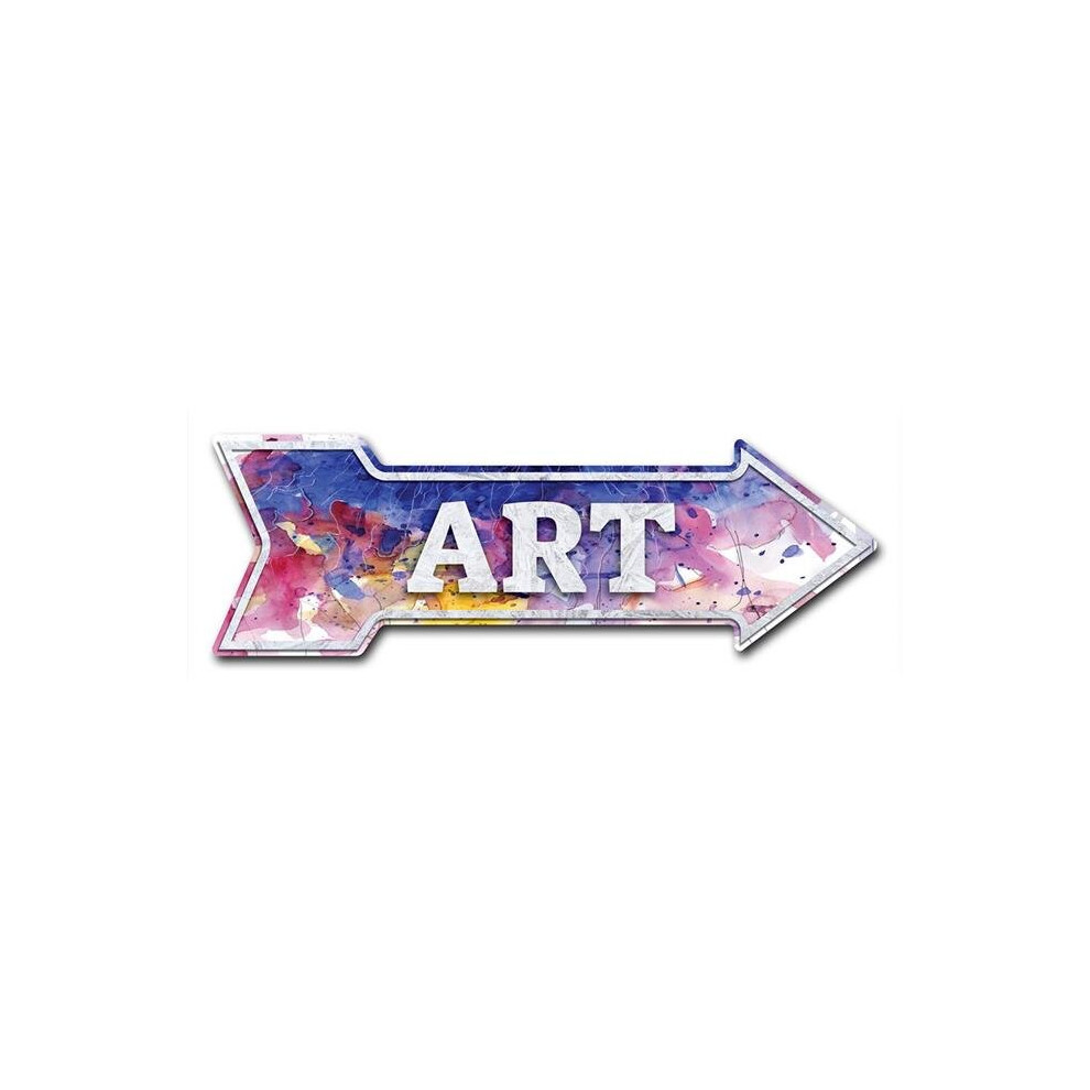 SignMission D-A-12-999965 12 x 36 in. Indoor & Outdoor Decor Direction Sticker Vinyl Wall Decals - Art - 24 in.