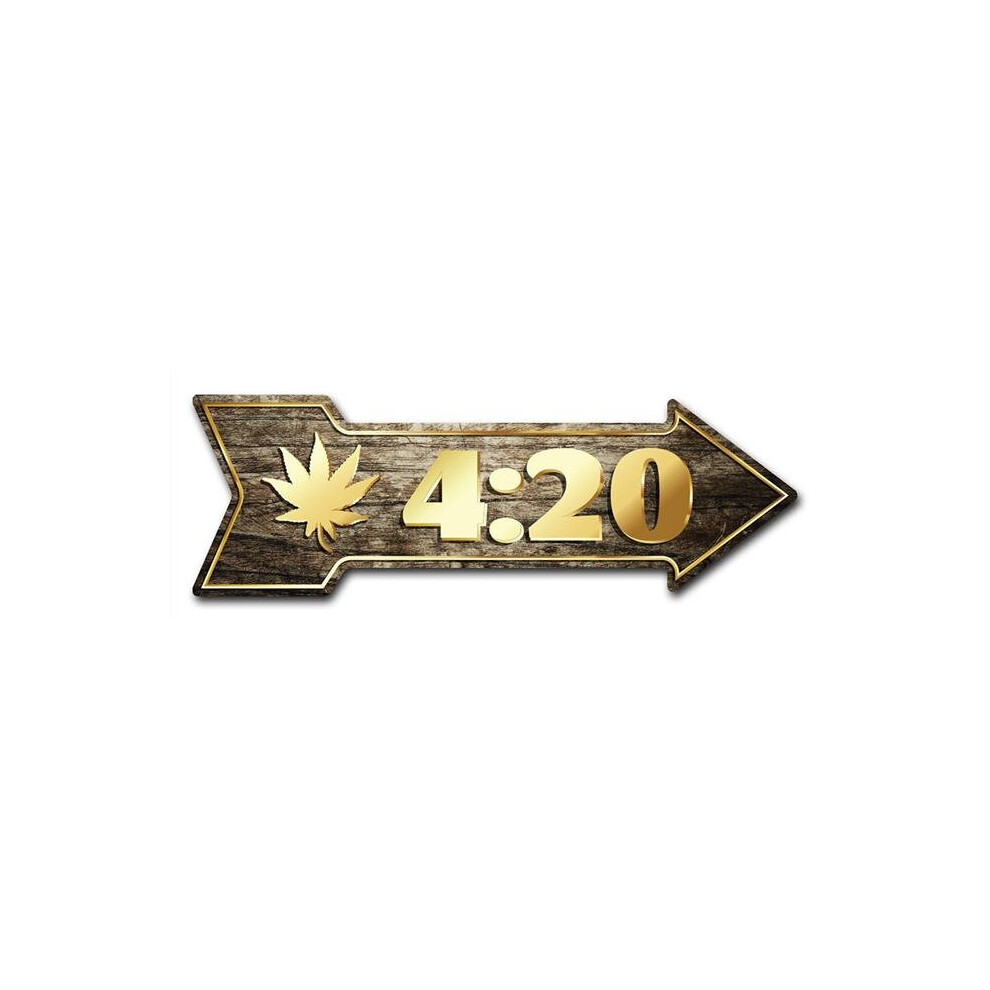 SignMission D-A-12-999997 12 x 36 in. Indoor & Outdoor Decor Direction Sticker Vinyl Wall Decals - 420 - 24 in.