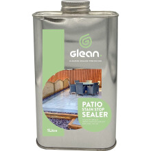 GLEAN Patio Stain Stop Sealer | Solvent Based Impregnating Sealer | Matt Finish | 1 Litre