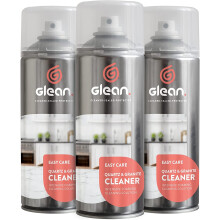 GLEAN Quartz & Granite Foaming Cleaner | 400ml | Easy Care Non-Abrasive Streak Free Cleaner for Natural Stone Worktops, Etc.