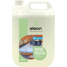GLEAN Patio Stain Stop Sealer | Water Based Impregnating Sealer | Natural Finish | 5 Litre | Natural Stone Patios & Flooring