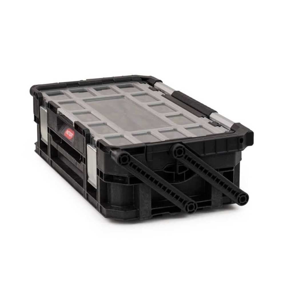 Keter Cantilever Tool Organiser Connect Black Connectable Tool Box Organiser 7290106934108