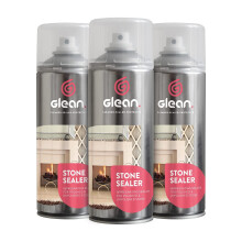 (3) GLEAN Stone Sealer Aerosol 400ml | Polished & Unpolished Stone