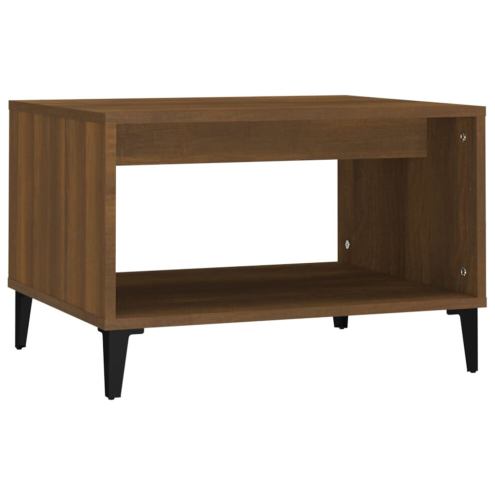 (Brown oak) vidaXL Coffee Table Engineered Wood Side Centre Accent End Table Multi Colours