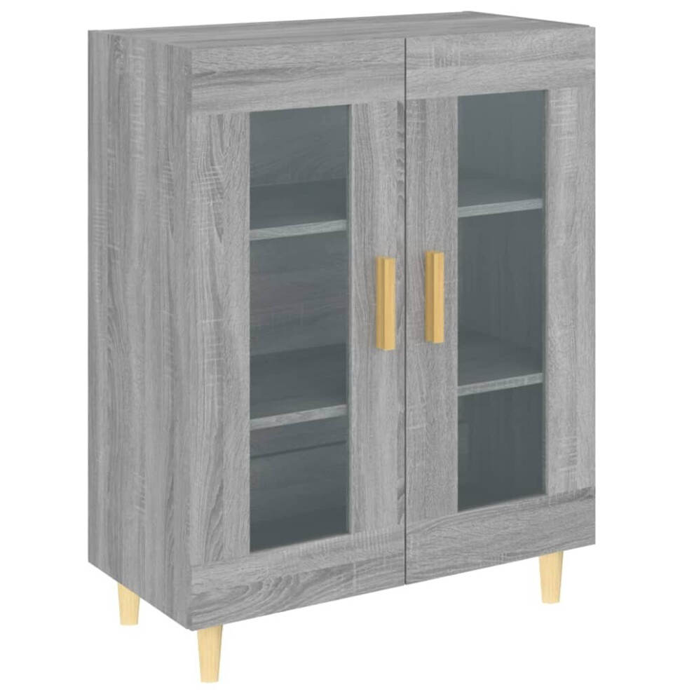 Vidaxl (Grey Sonoma) Sideboard Engineered Wood Side Cabinet Home Organiser Multi Colours