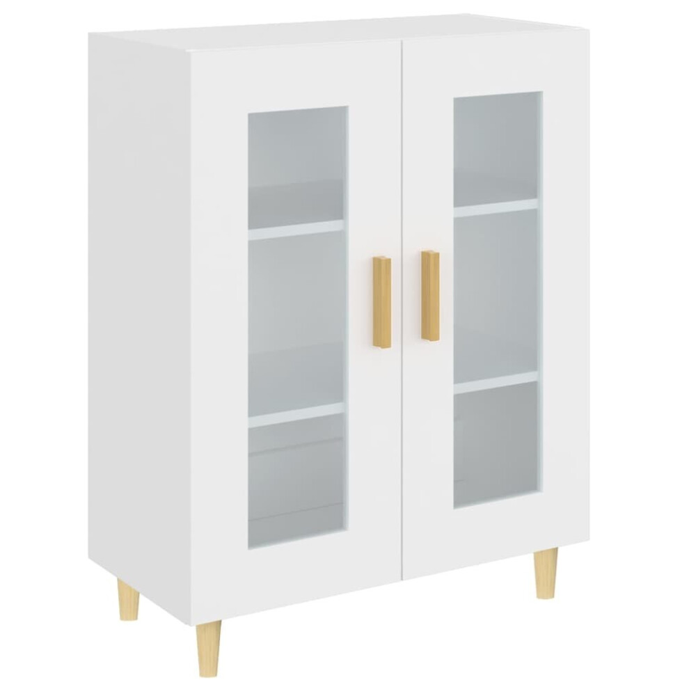 Vidaxl (White) Sideboard Engineered Wood Side Cabinet Home Organiser Multi Colours