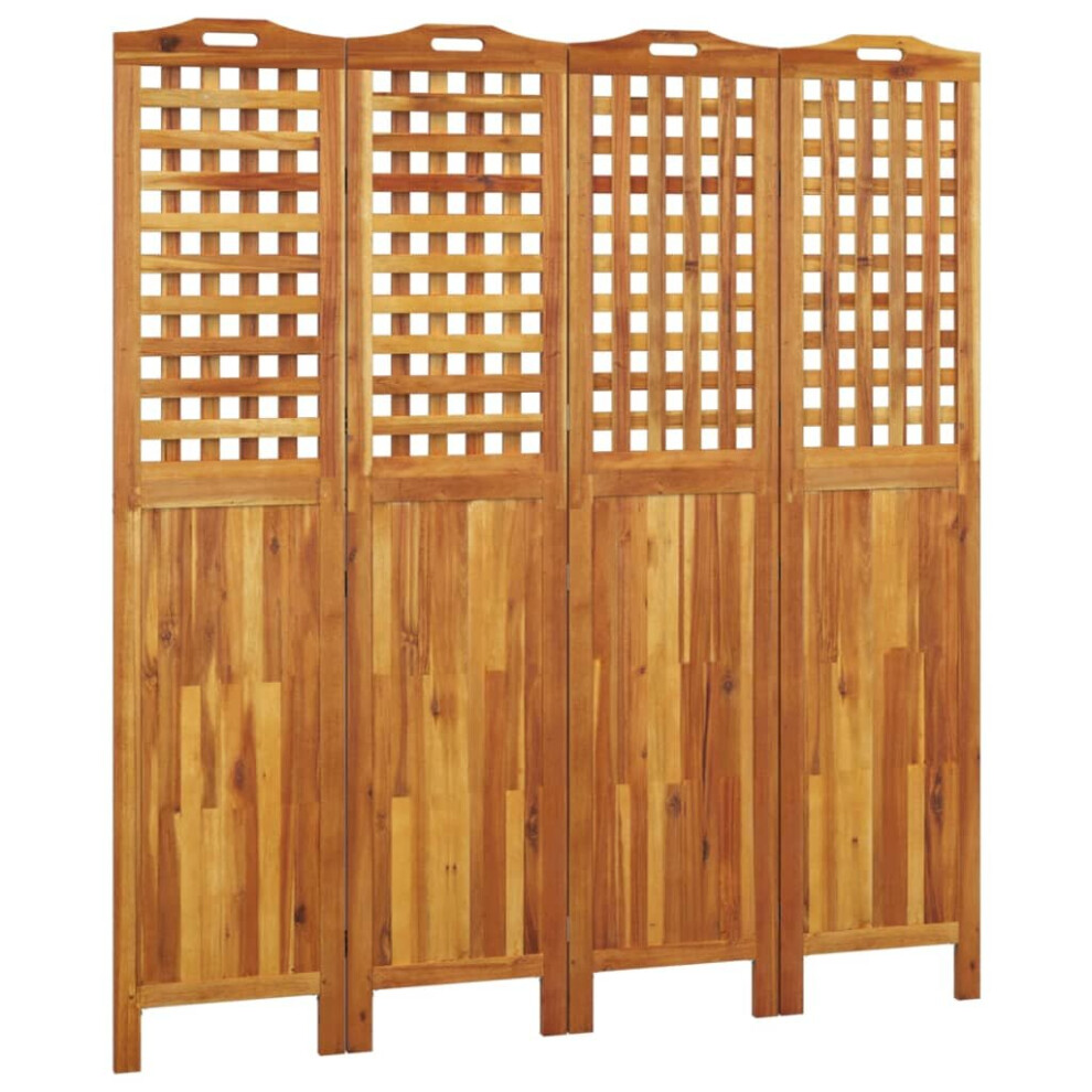 Vidaxl (162 X 2 X 180 Cm (L X W X H)) Solid Wood Acacia Room Divider Separator Privacy Screen Multi Sizes