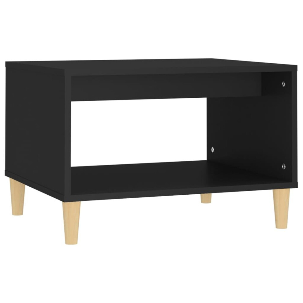 (Black) vidaXL Coffee Table Engineered Wood Side Centre Accent End Table Multi Colours