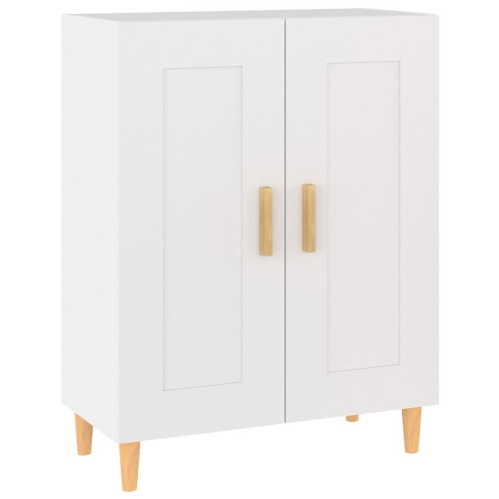 Vidaxl (White) Sideboard Engineered Wood Side Cabinet Home Organiser Multi Colours
