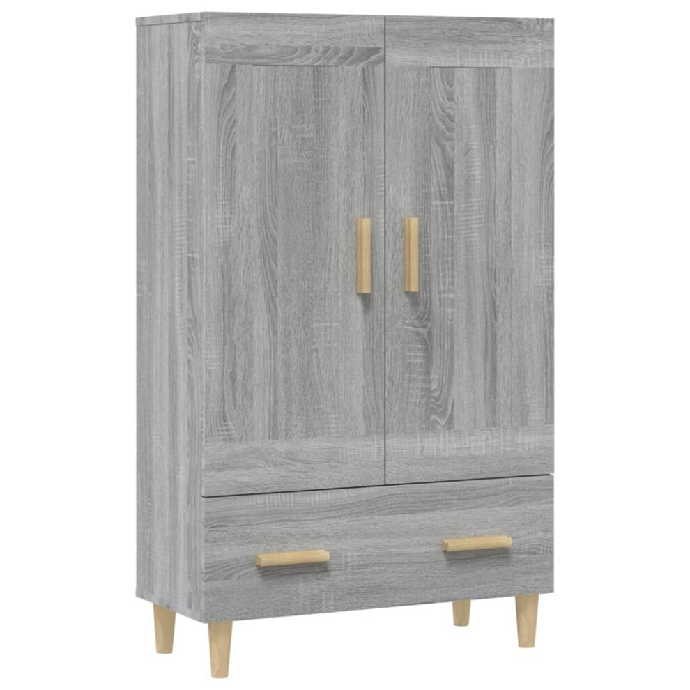 (Grey sonoma) vidaXL Highboard Engineered Wood Home Sideboard Buffet Cabinet Multi Colours