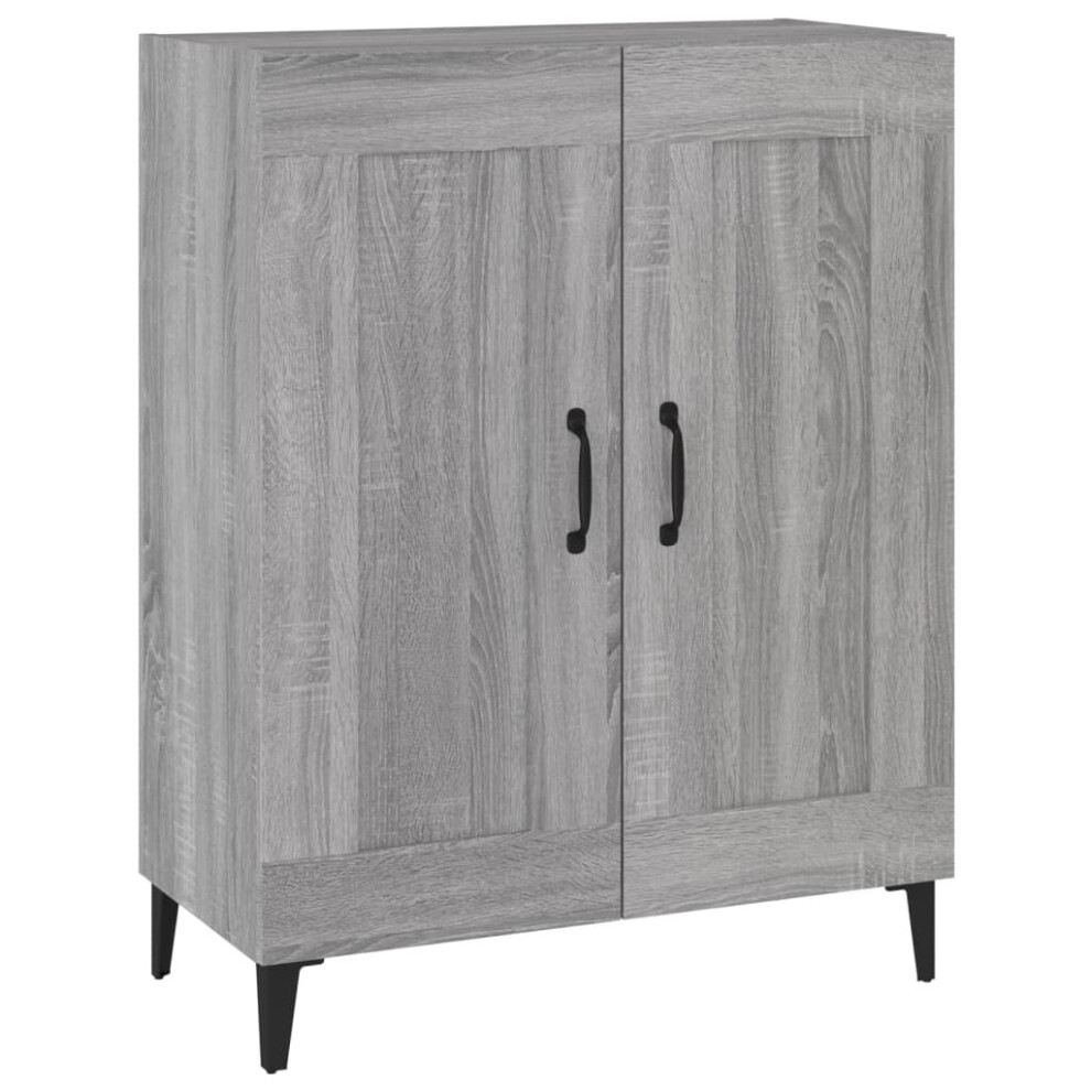 (Grey sonoma) vidaXL Sideboard Engineered Wood Side Cabinet Home Organiser Multi Colours