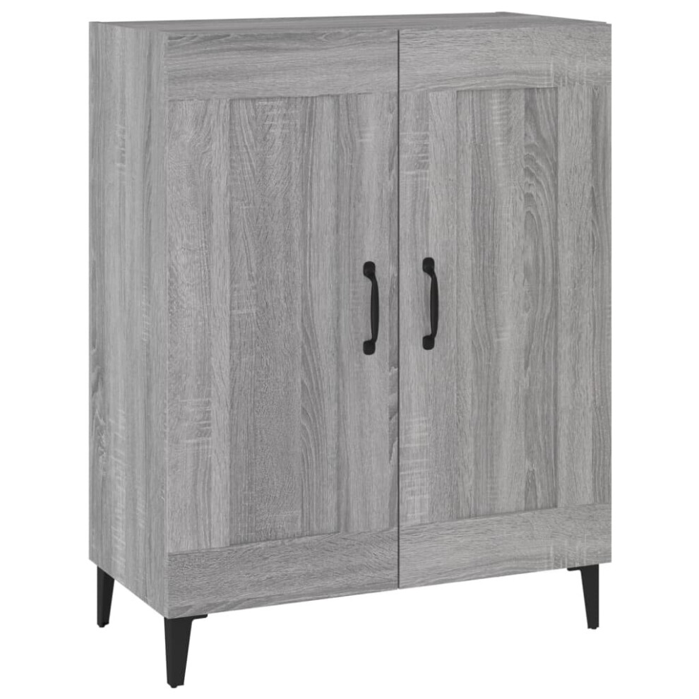 Vidaxl (Grey Sonoma) Sideboard Engineered Wood Side Cabinet Home Organiser Multi Colours