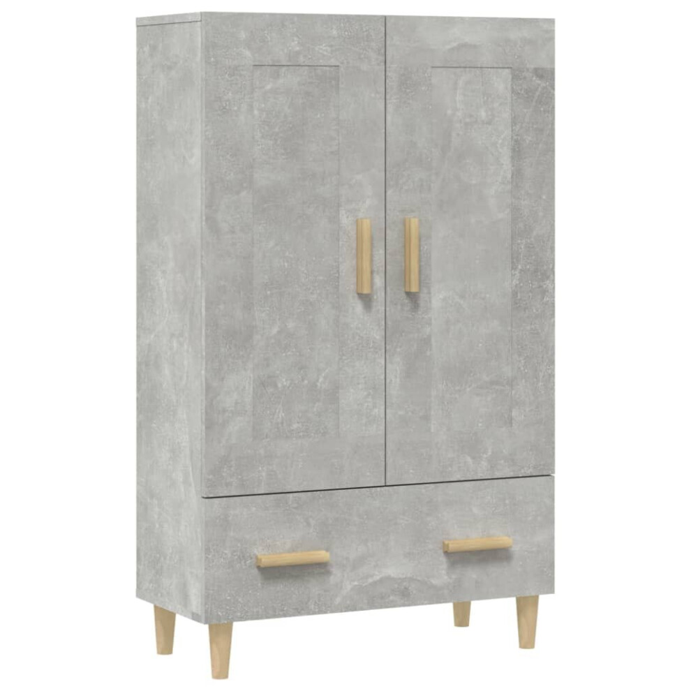 (Concrete grey) vidaXL Highboard Engineered Wood Home Sideboard Buffet Cabinet Multi Colours